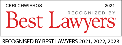 Best Lawyer: Cheri Chwieros
Recoginised: 2021, 2022, 2023, 2024
